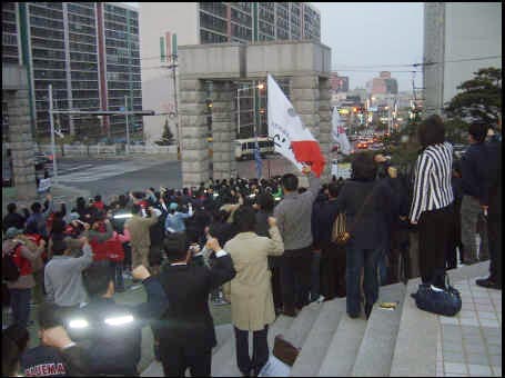 이날 대회에는 서울, 부산 등에서 온 노동자들도 동참했다. 